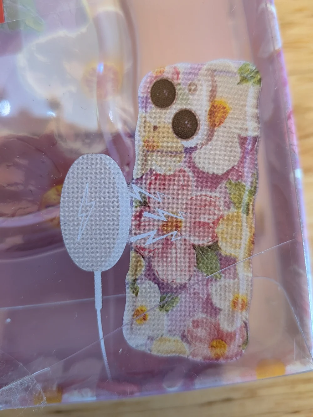NIB XO Poppy Secret Garden iPhone Case - MagSafe Compatible Iridescent NWT